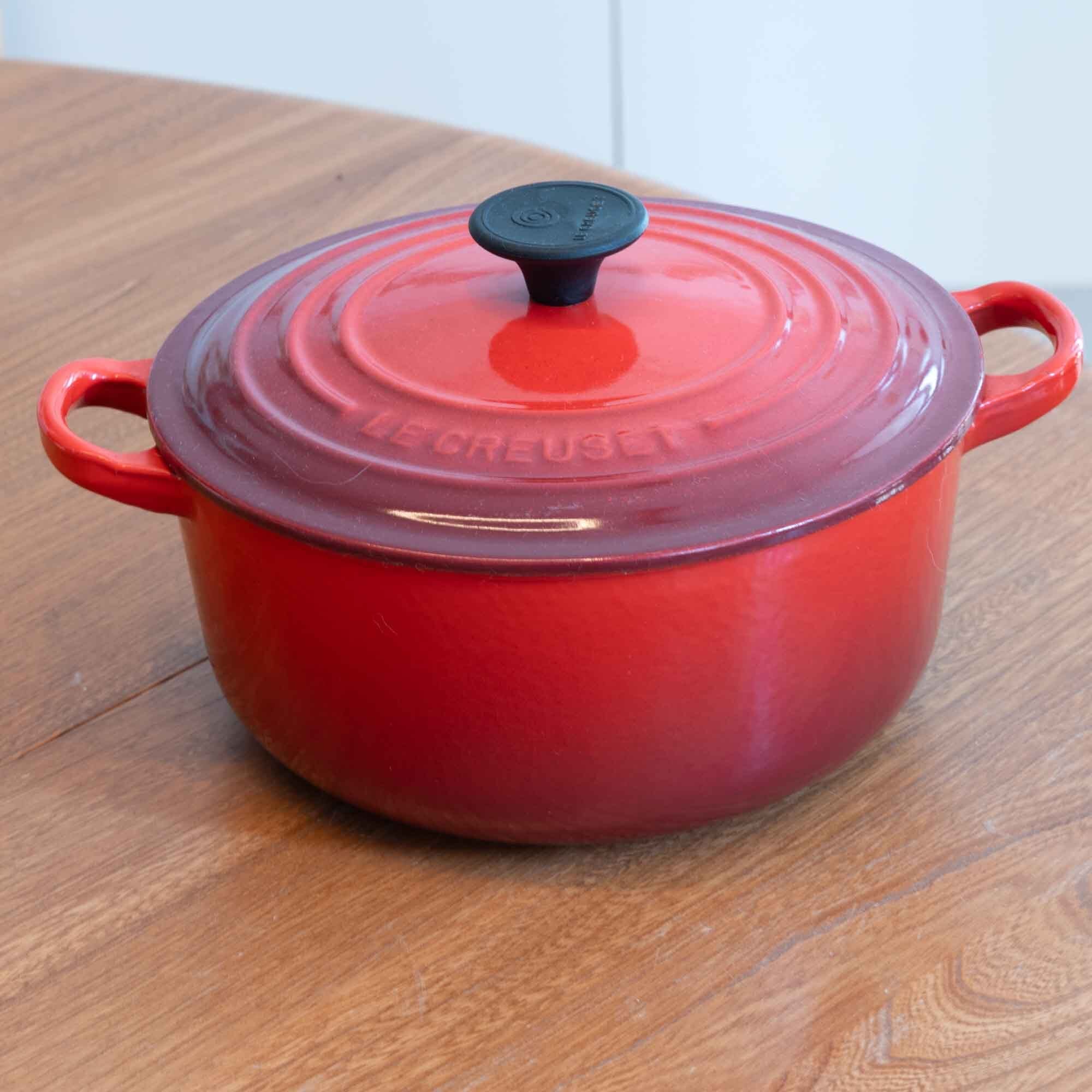 ビンテージ　ル・クルーゼ　LE CREUSET 　サイス２０　チェリーレッド