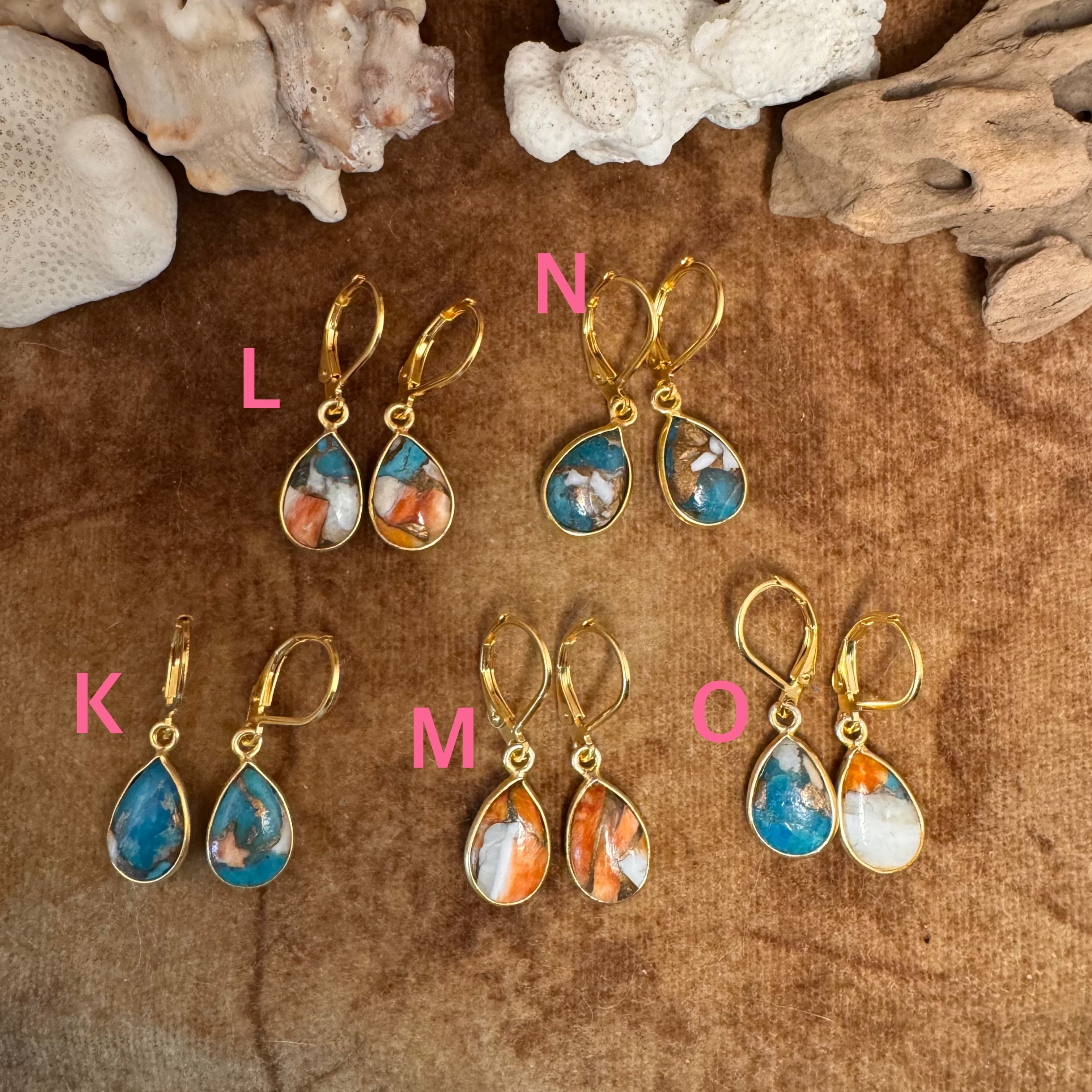 サージカルステンレスパイナップルさざれ石ピアスイヤリング