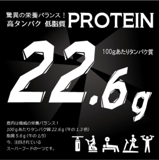 【鹿肉】筋肉増強＆スタイル改善『お得パック』100ｇ238円！2kg