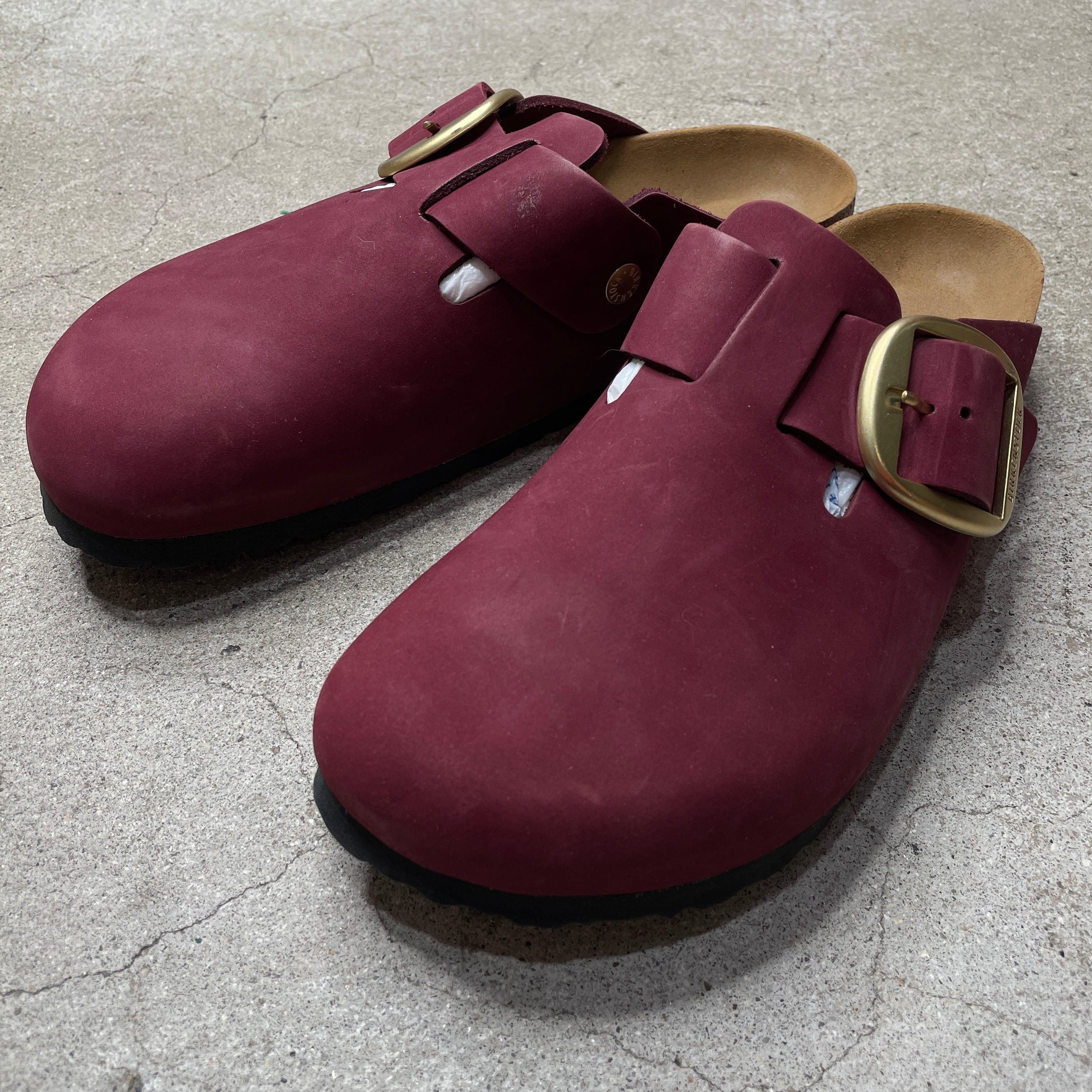美品 BIRKENSTOCK ボストン クロッグ ドイツ製 マルーン 42 27 | 古着