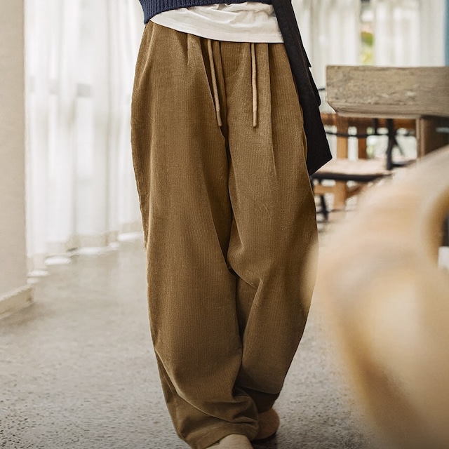 Khaki Corduroy Pants / カーキ コーデュロイ パンツ