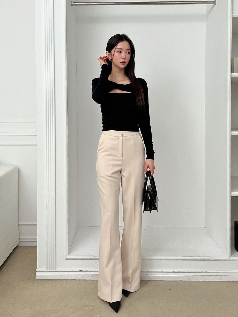 胸スリットTシャツ【4色】