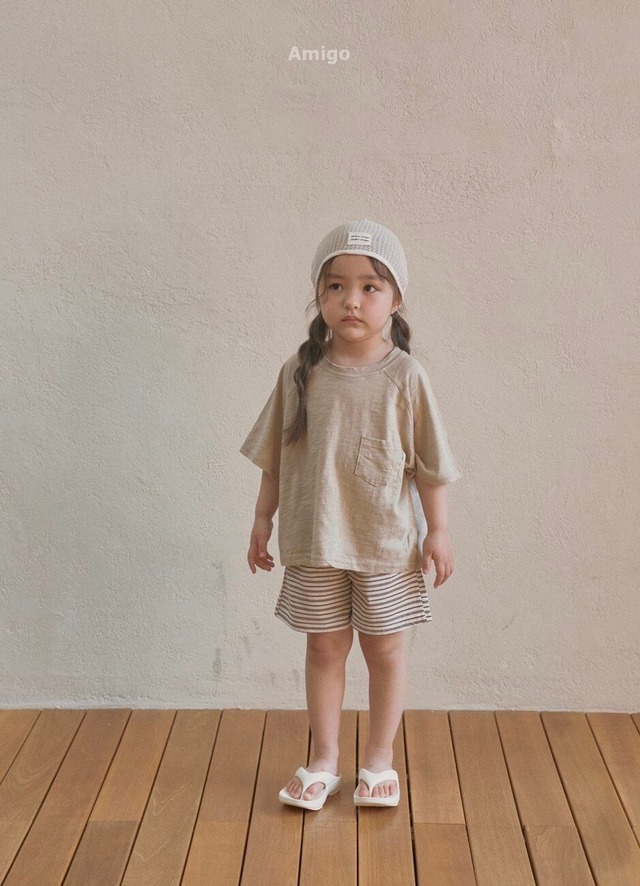 予約⌇amigo / Cream stripe pants