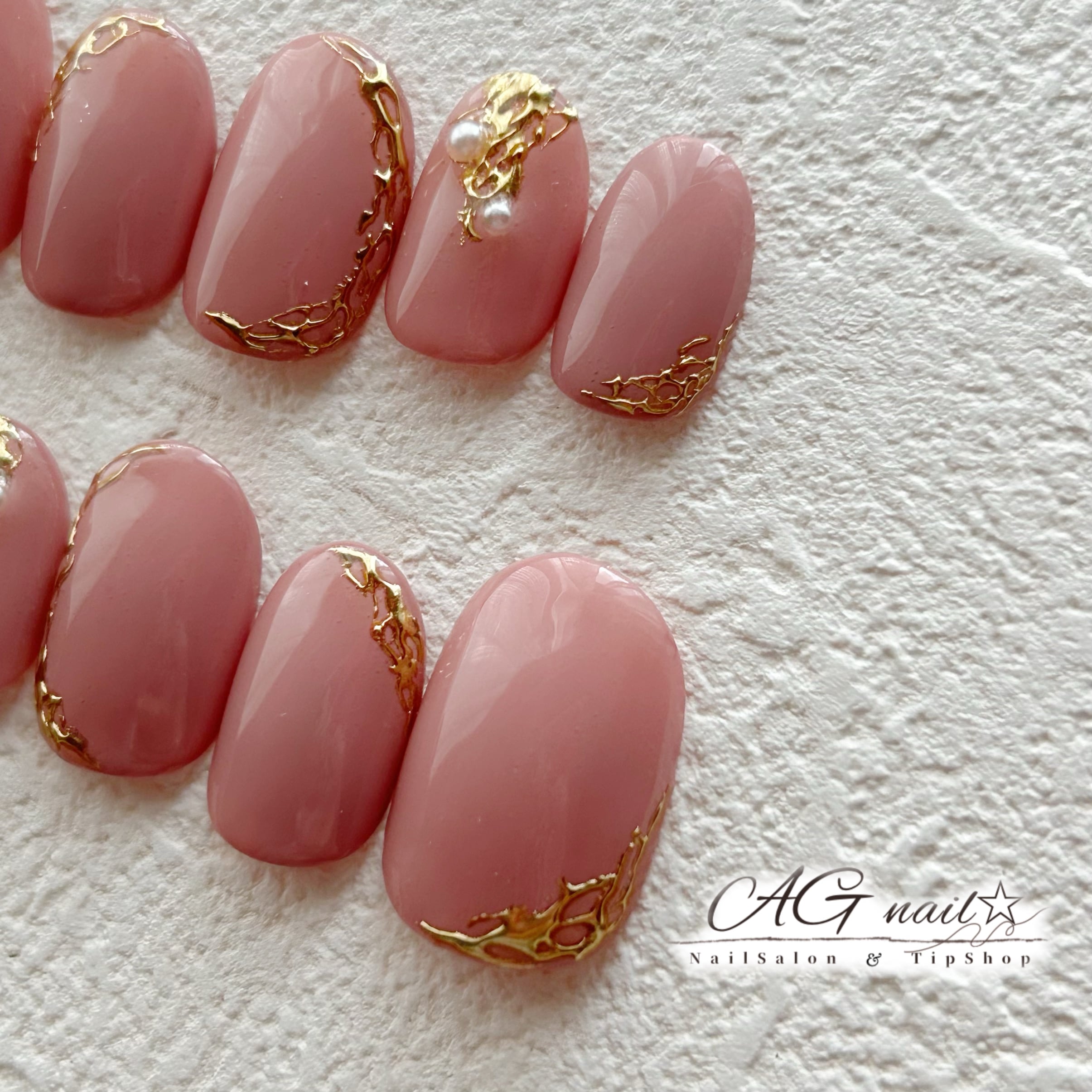 achunyan_.1ページ ネイルチップ HS01 完成品ネイルチップ:Lサイズ(オリジナル) | AG nail
