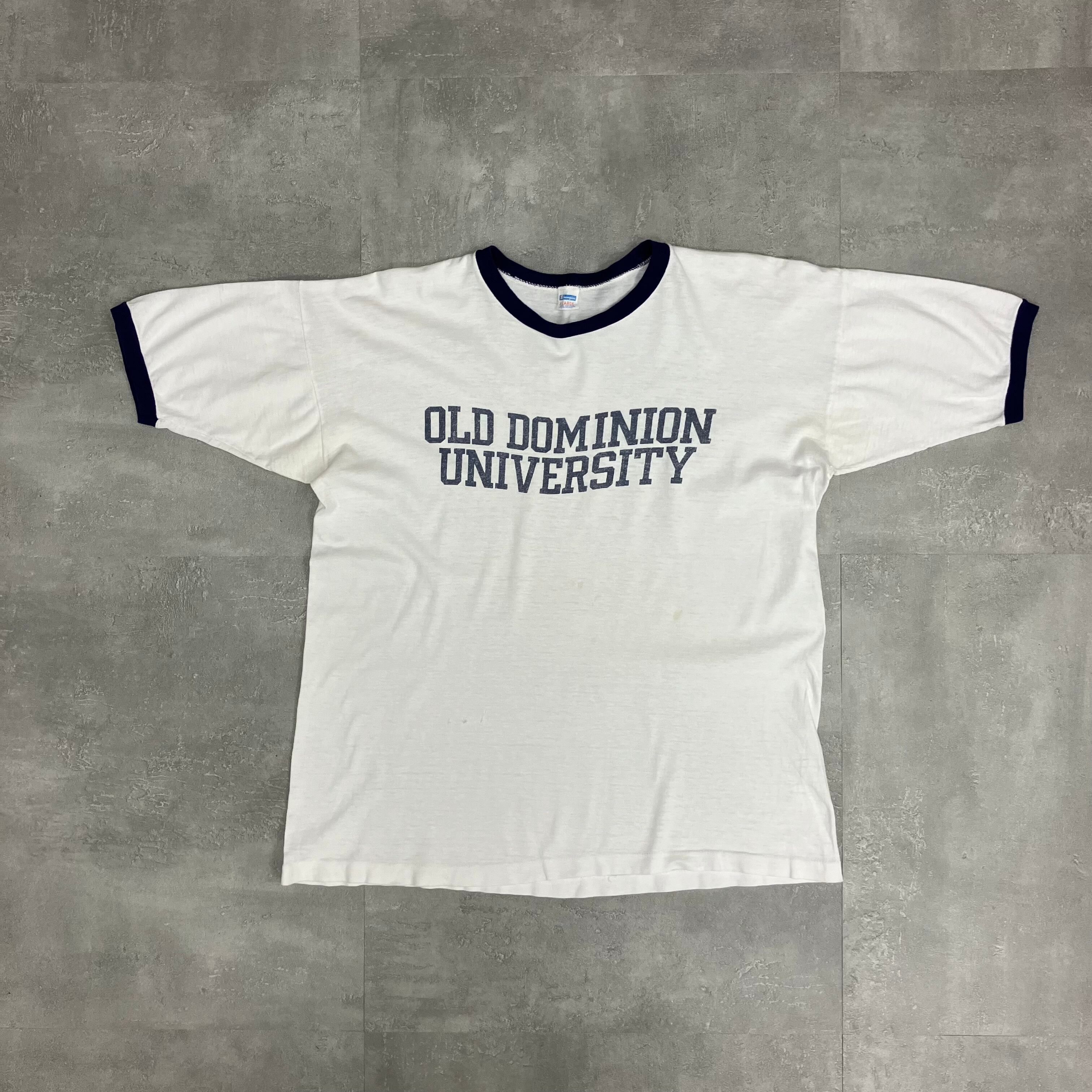 champion 70s vintage バータグ リンガーTee 染み込み XL No.2352