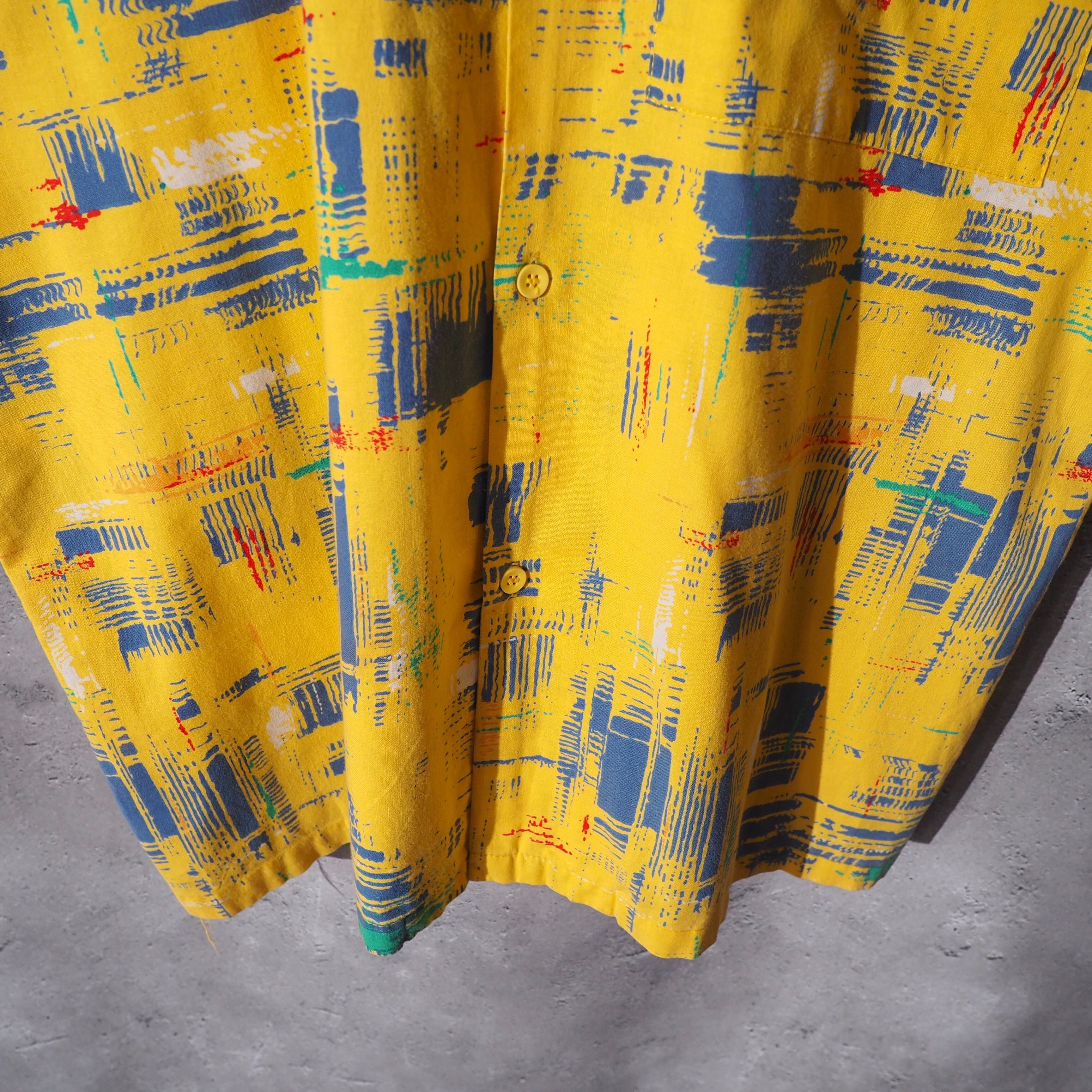 1990s ” Ocean Pacific ” Hilarious good color vintage open collar shirt