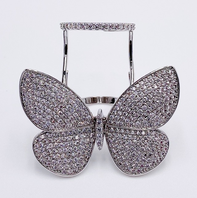 BB RICH BUTTERFLY SLIDE RING