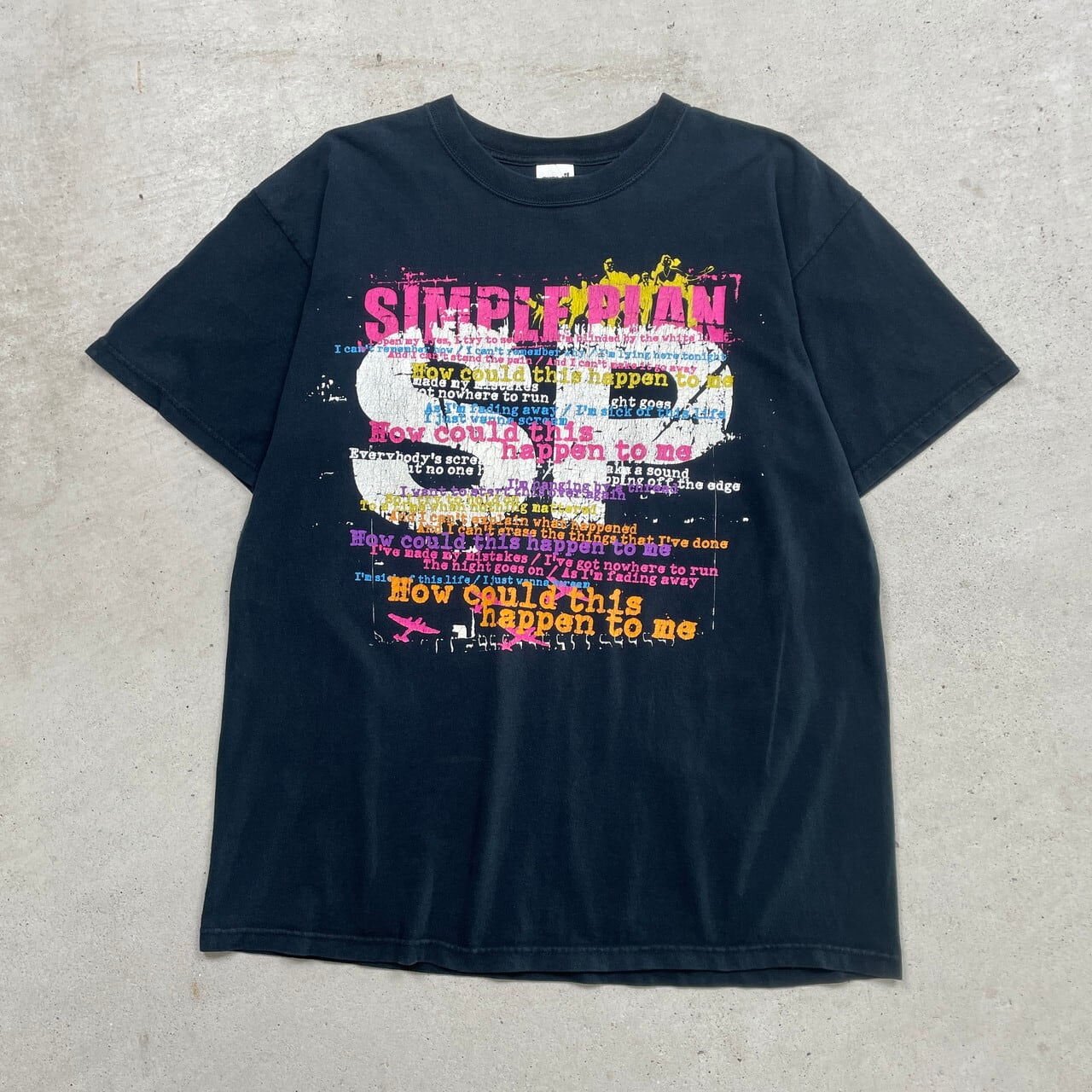 00年代 SIMPLE PLAN シンプル・プラン バンドTシャツ バンT メンズL