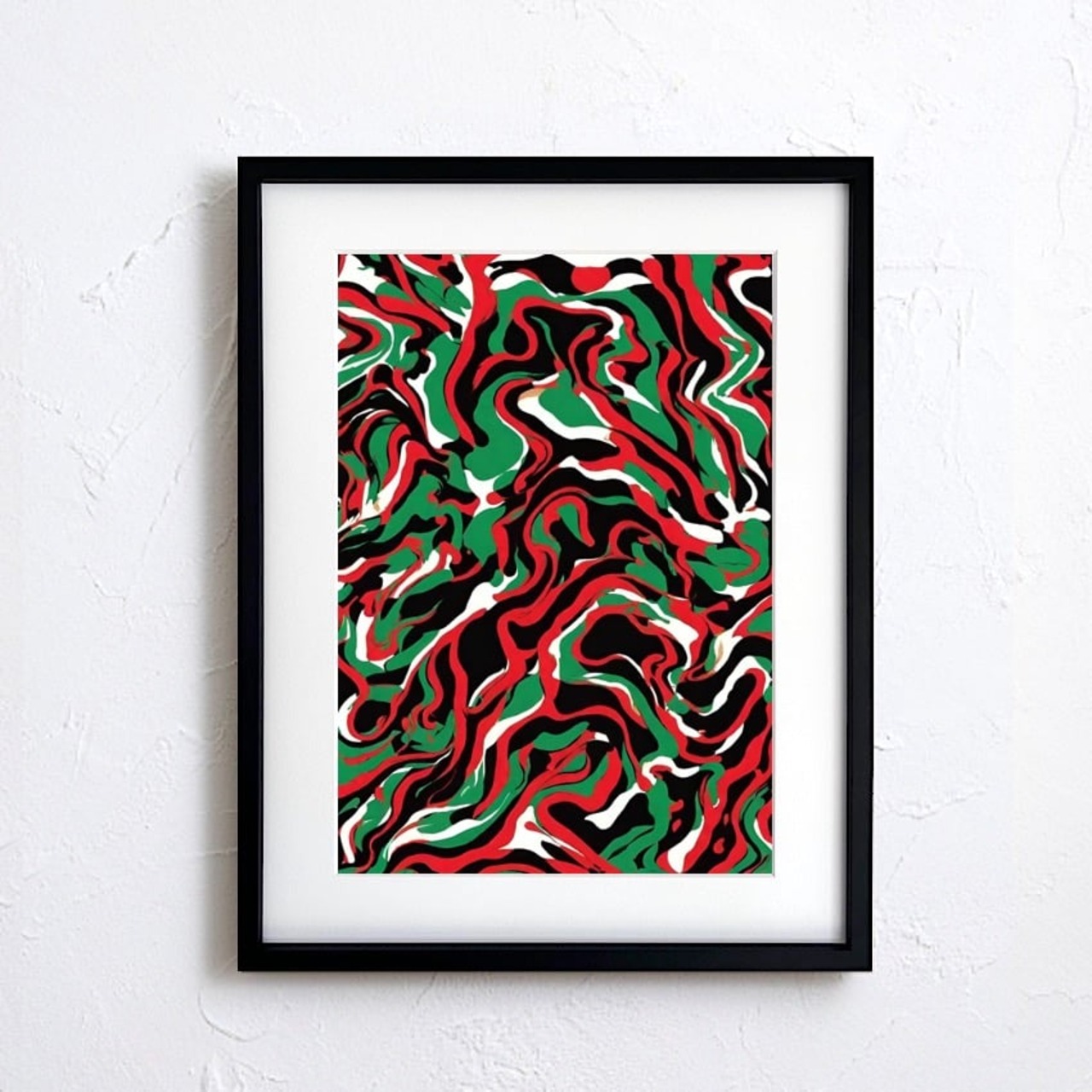 A Tribe Called Quest Pattern Ⅱ｜ヒップホップカルチャーを抽象パターンで再構成したアートポスター｜モダン空間に映える個性派デザインA4ポスター