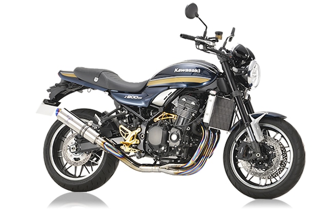 Z900RS/CAFE/SE（'23年モデル～）【8BL】 ワイバンクラシックR Sタイプ チタンポリッシュ[MK40-RSCT]