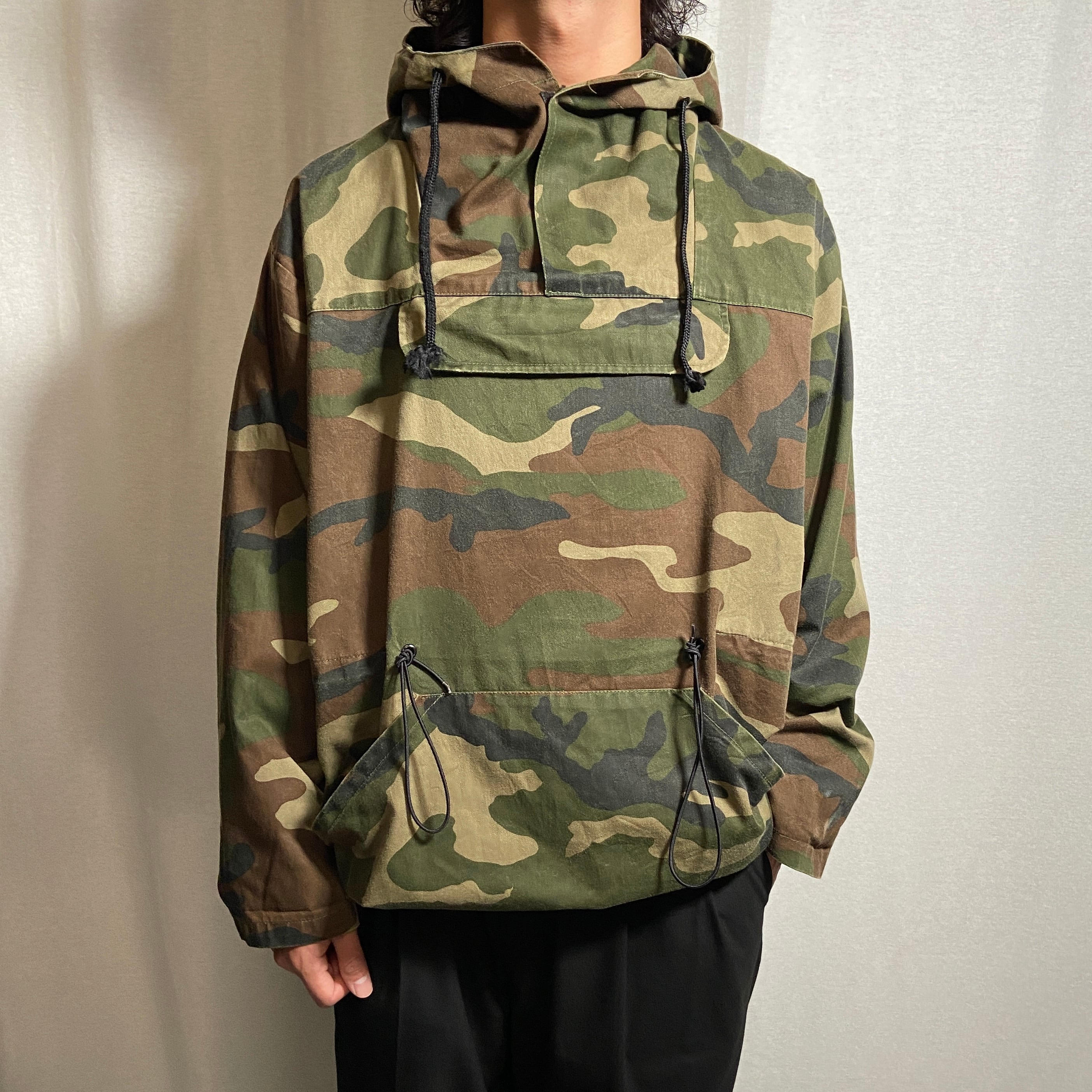 PARKLANDS CANADA ウッドランドカモ アノラックパーカー 民間品 メンズ 