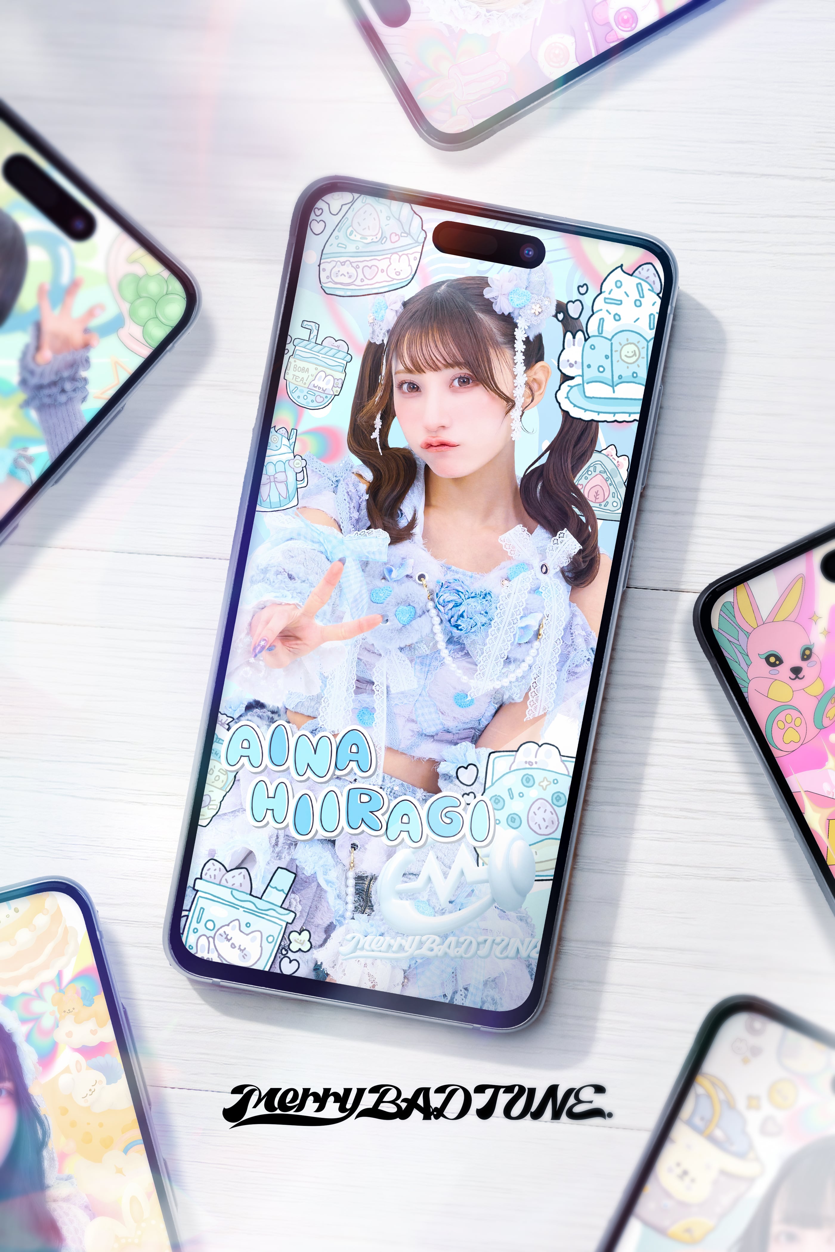 春のデート服】柊木あいなサイン&プチラクガキチェキ【オンライン限定