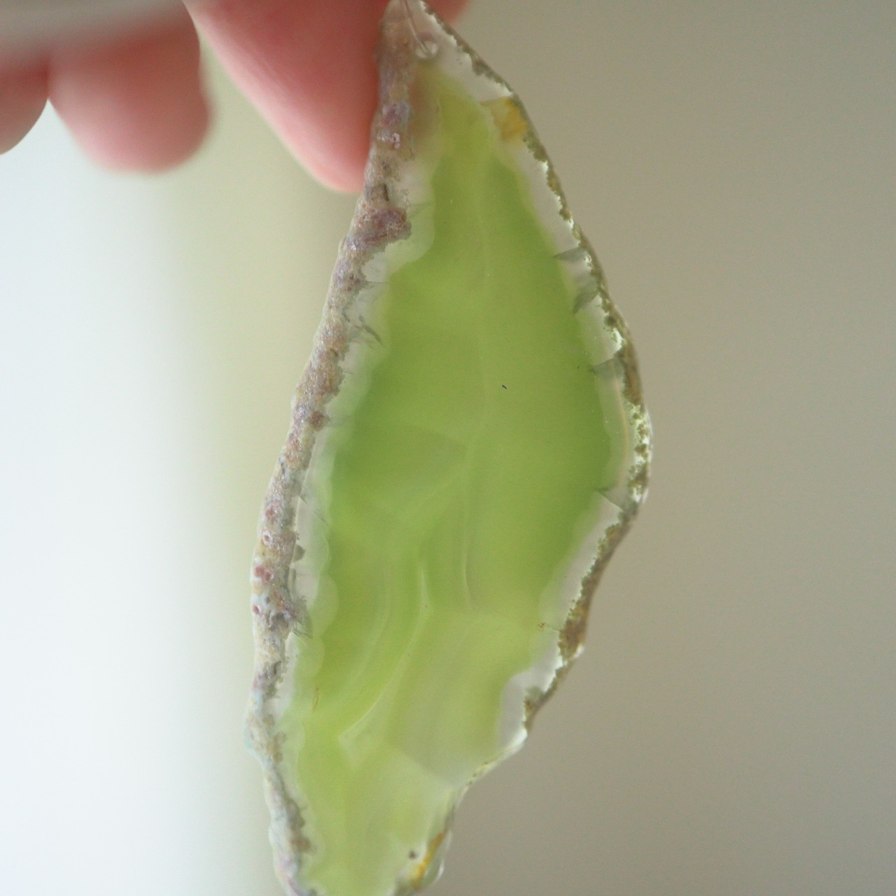 Healing Green 08 - アゲートヒーリングチャイム / Agate Sun Catcher Wind Chime 616