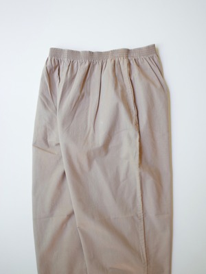 Cotton easy pants "beige"