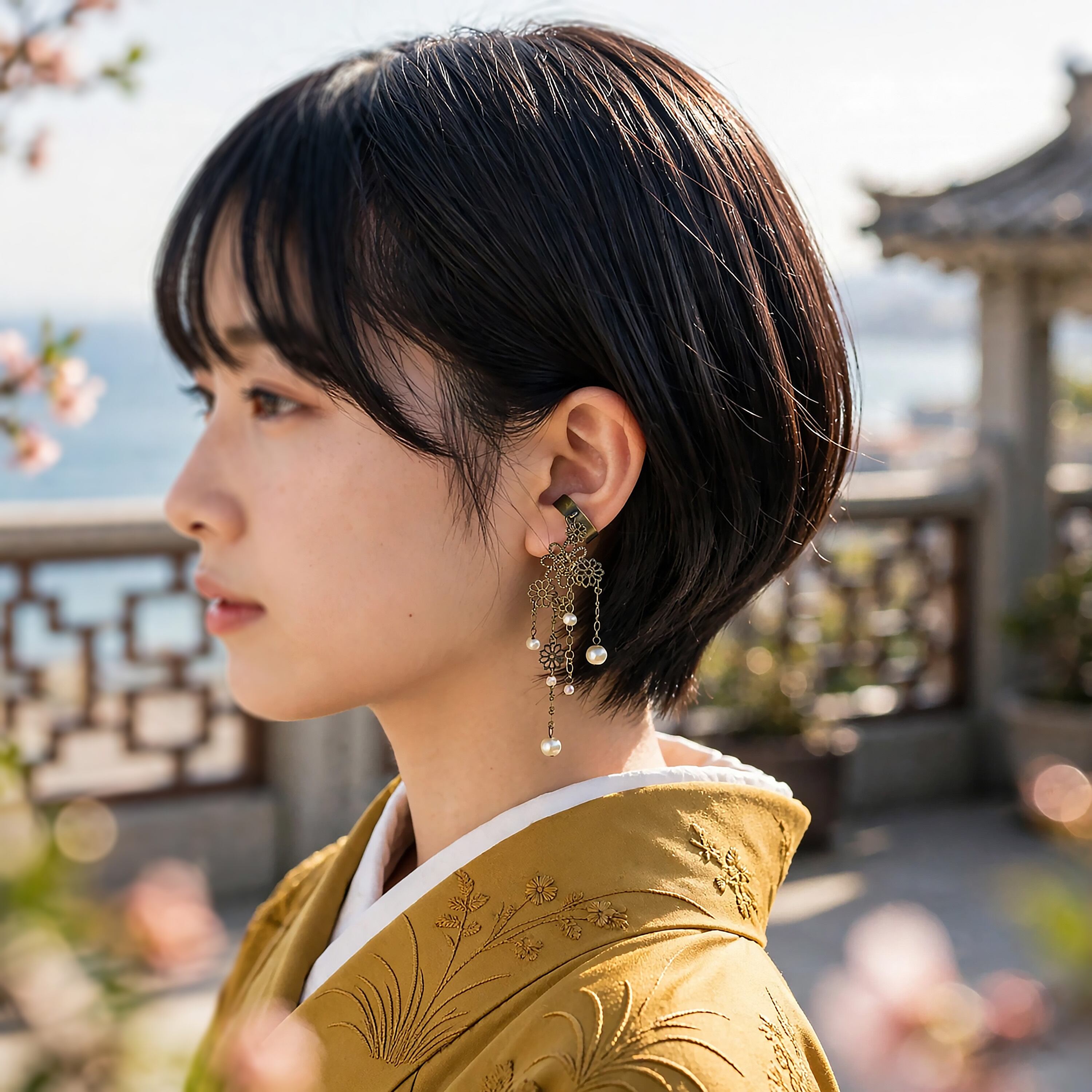 かたっぽイヤーカフ「この夜の香り」