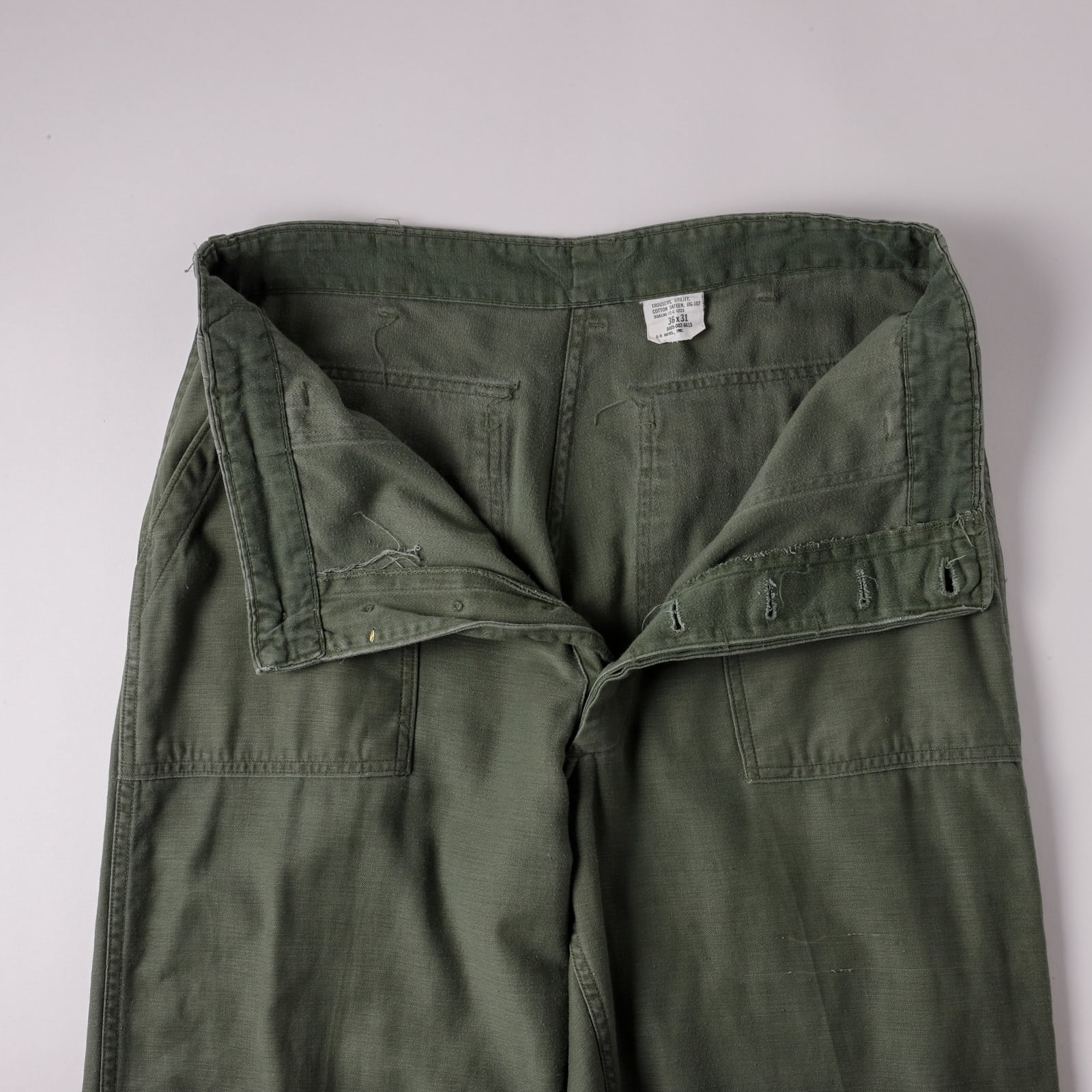 極美品】70s U.S.ARMY O.G 107 BAKER PANTS made in USA vintage W36