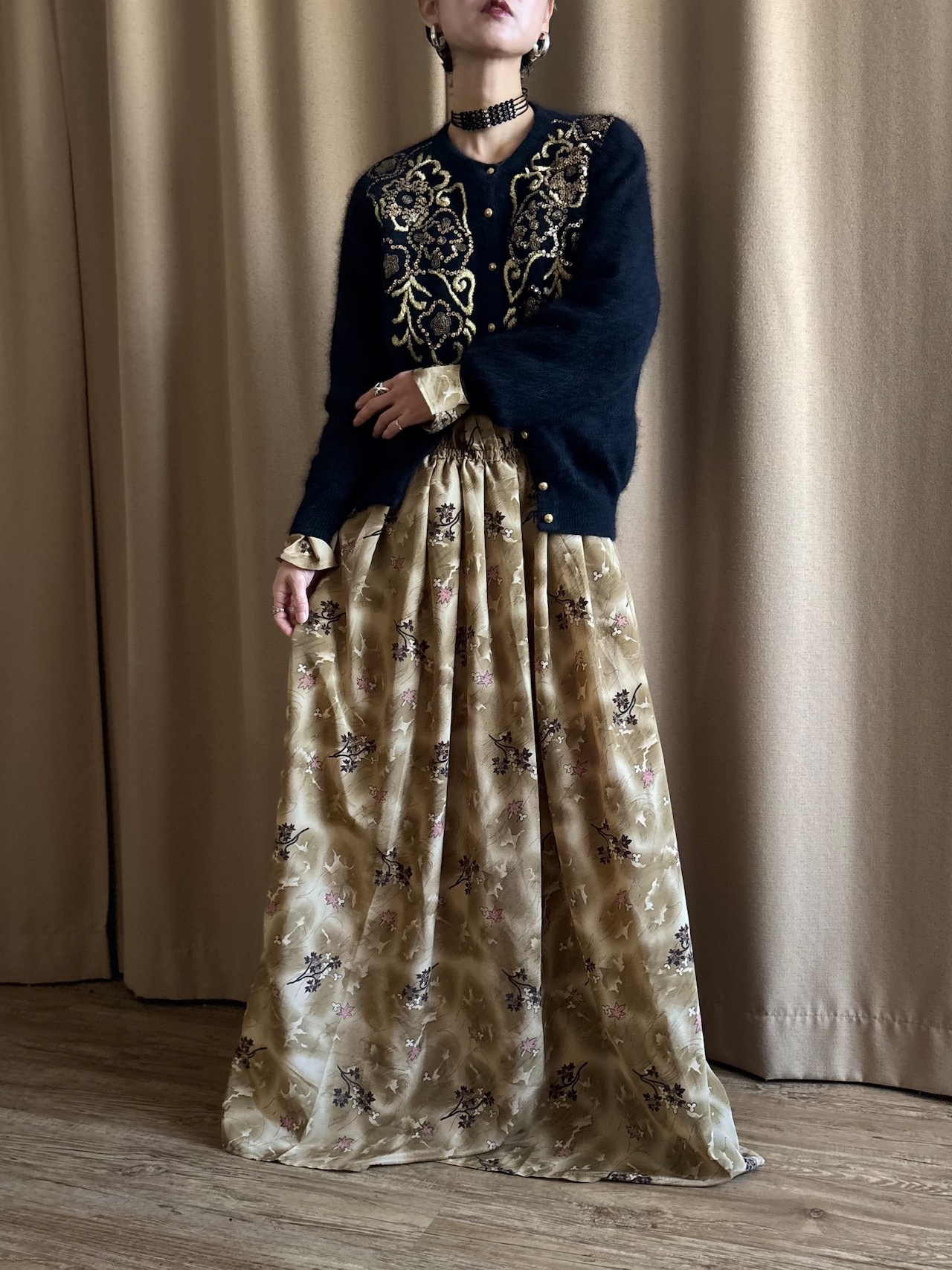 MADE IN JAPAN embroidery knit cardigan-5151-1