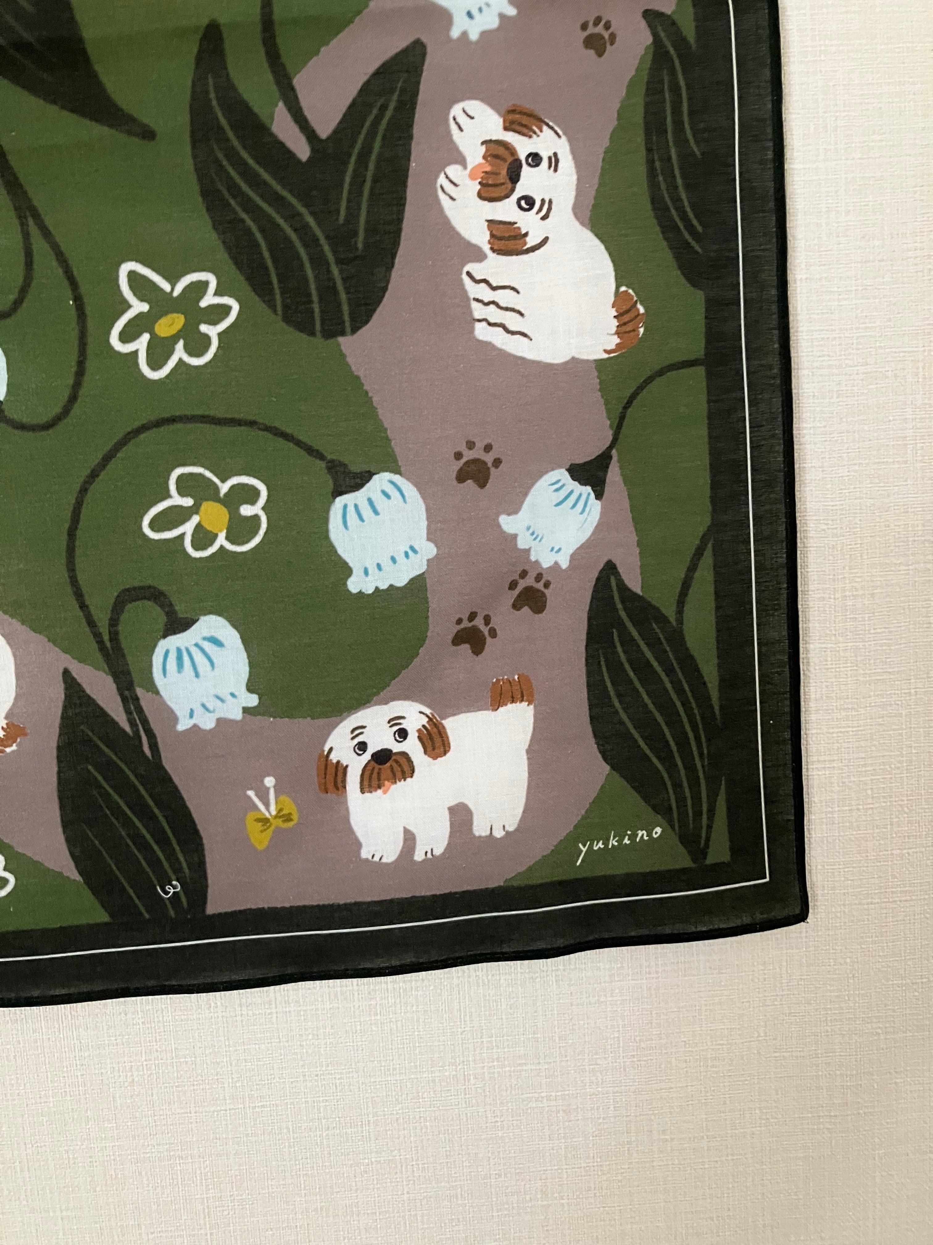 yukino 大判ハンカチ「Lily of the valley garden」 | yukino shop