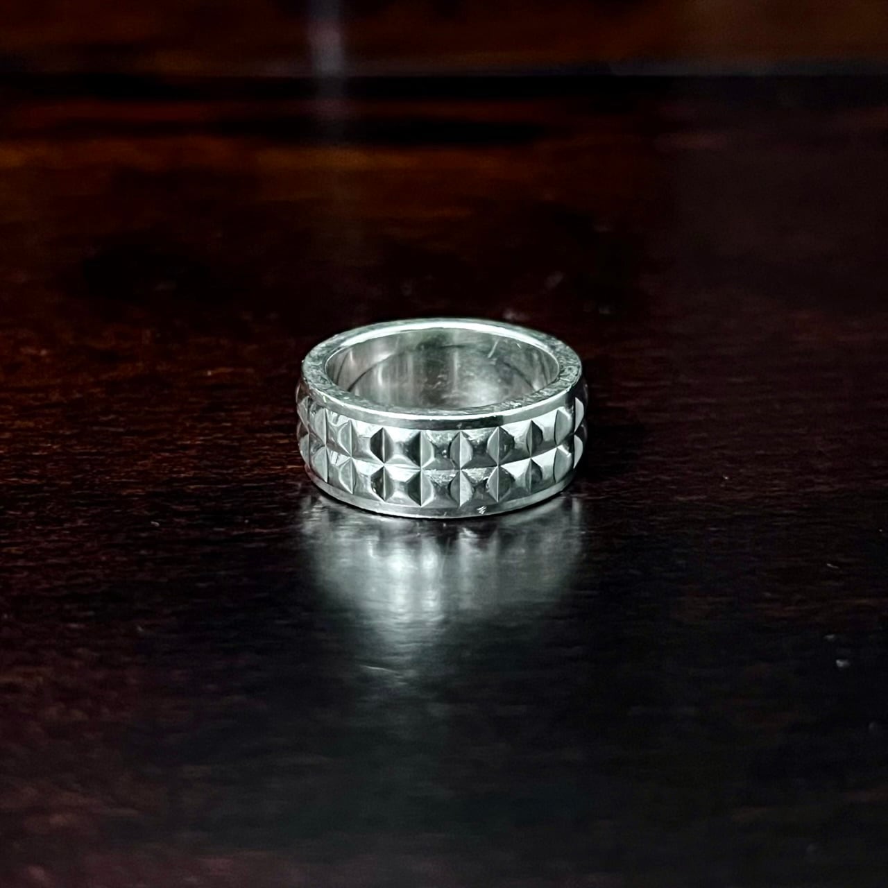 OLD TIFFANY & CO. Studs Ring Sterling Silver #13.5 | オールド