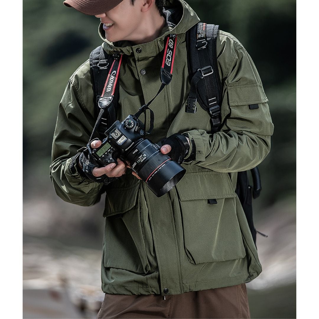 フルジップアップフード付きジャケット 6XLまで対応 A18634