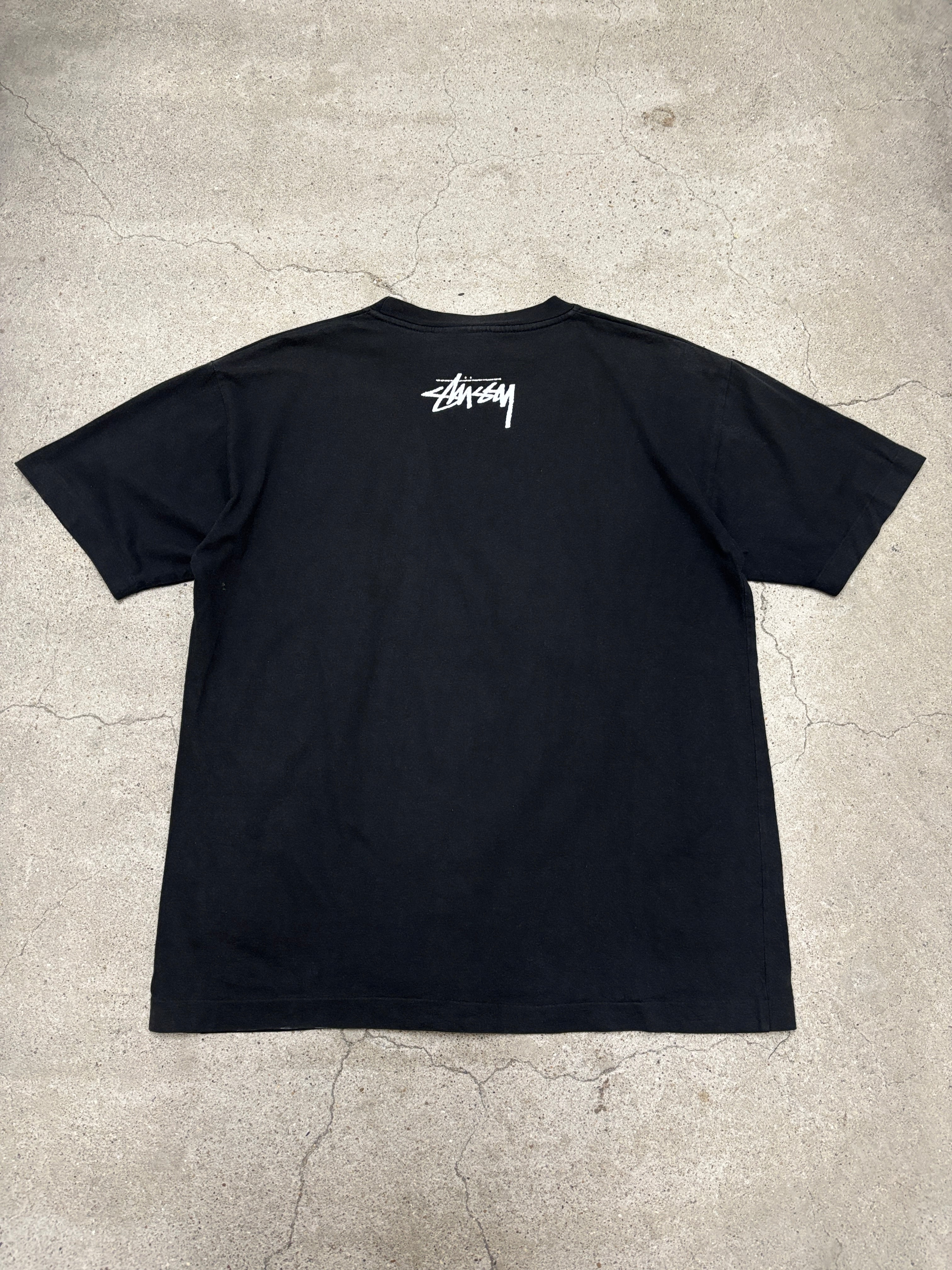 90～00s OLD STUSSY/Peace and Prosperity Tee/Designed in USA/M