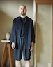 awasa “ vintage wool amunzen utility shirt jacket (Stripe )”