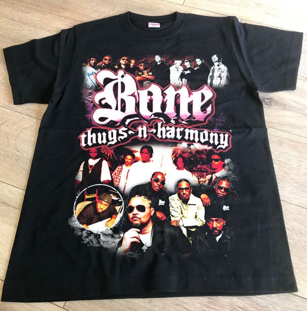 【Bone Thugs-N-Harmony】RAP TEE / HIPHOP RAPTEE / 90s HIPHOP / ヒップホップTシャツ / ストリートTシャツ