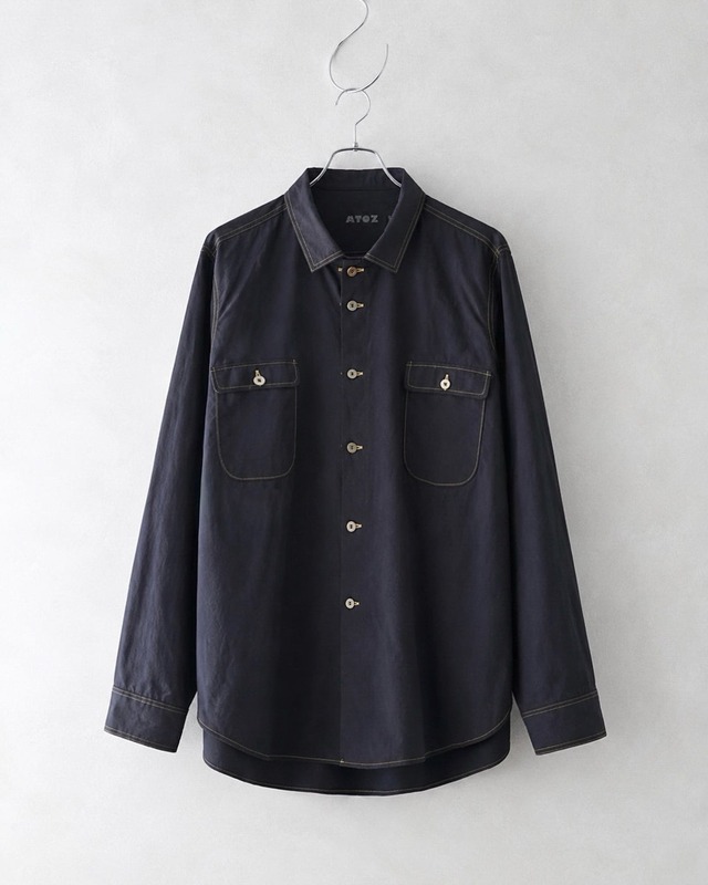 ATOZ ATOZ SHIRT NAVY