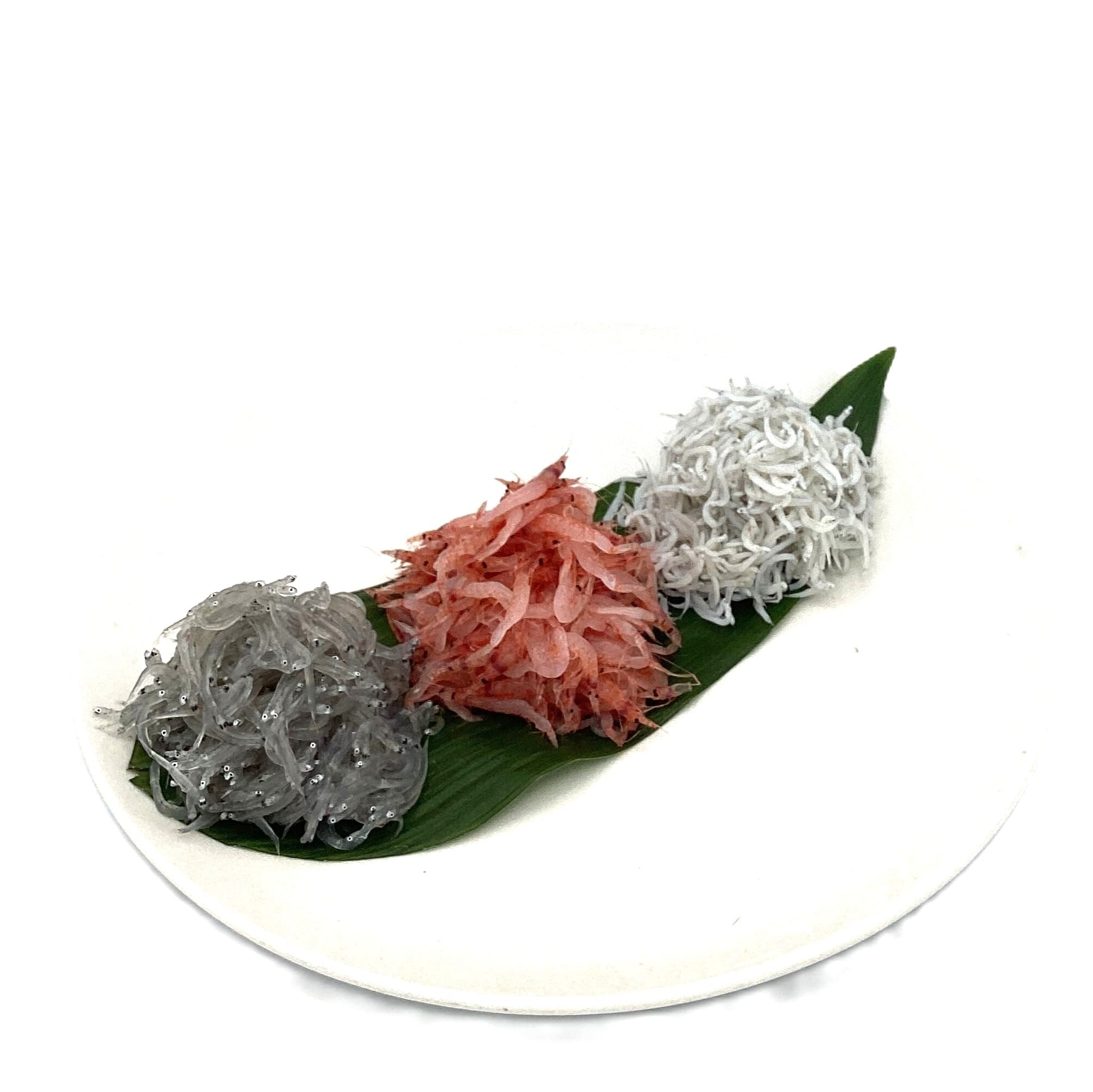 しらす 駿河湾の恵3種セット【冷凍】（冷釜あげしらす70g・冷生しらす100g