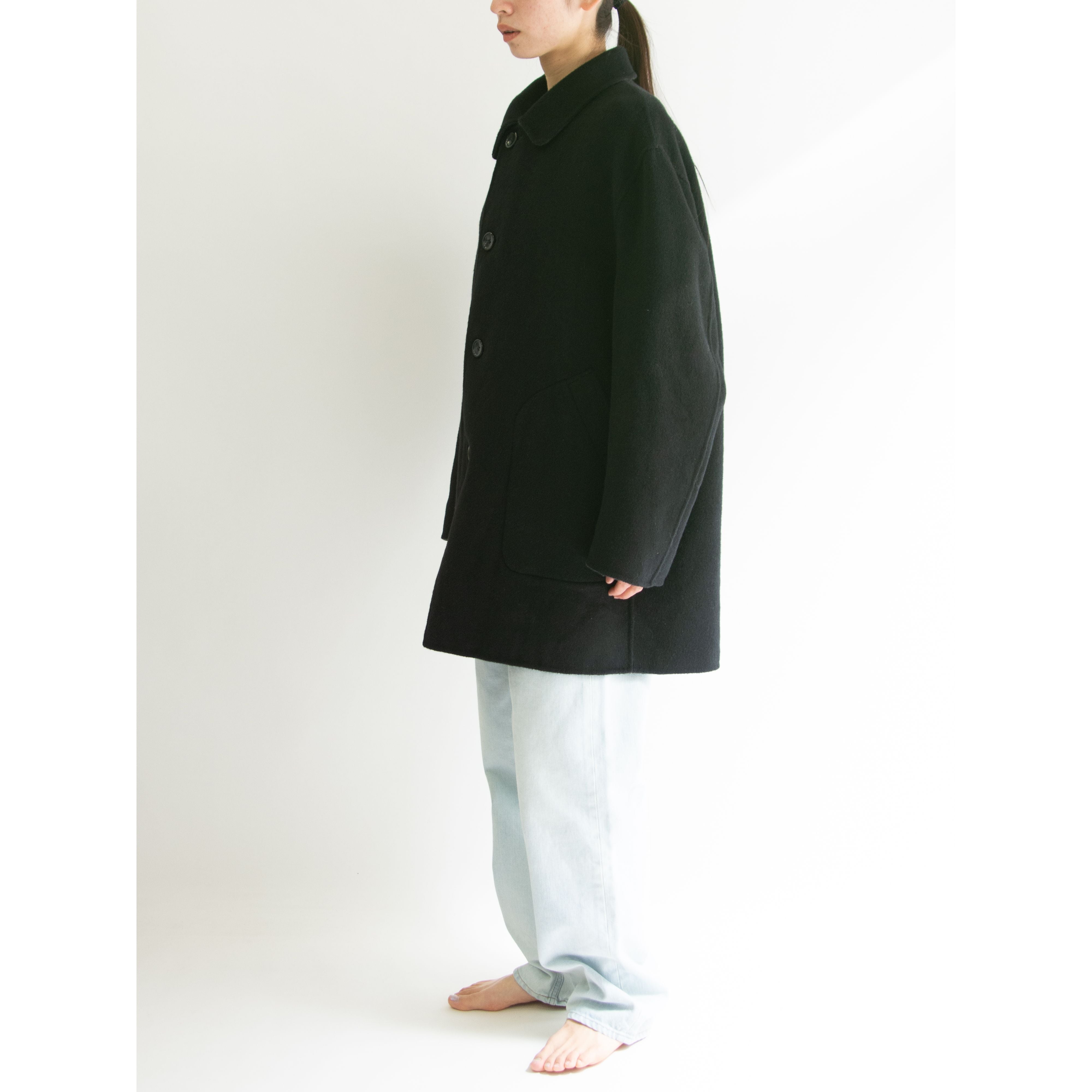 【DESCA.GGERI】Made in Italy 100% Cashmere Reversible Coat（イタリア製 リバーシブルカシミヤコート）