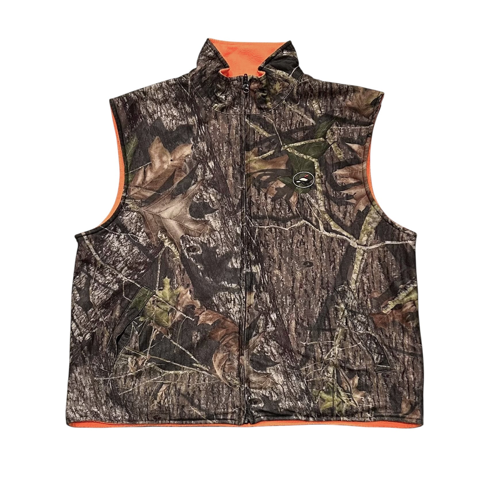 90s ダックカモ 短丈ダウンベスト リバーシブル usa古着 リアルツリー L 90s ダックカモ 短丈ダウンベスト リバーシブル usa古着 リアルツリー L