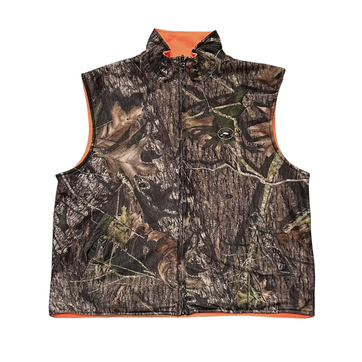 Red Head Real Tree Camouflage / Fleece Reversible Vest L程度 