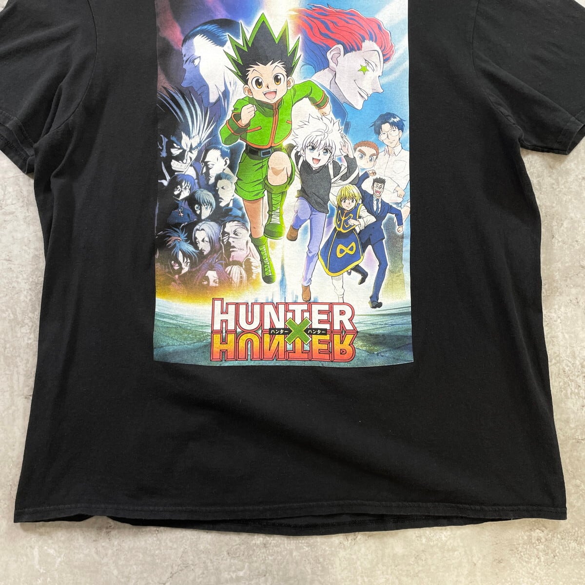 HUNTER HUNTER キャラクターTシャツ Lサイズ HUNTER×HUNTER ハンターハンター アニメ キャラクター プリントTシャツ