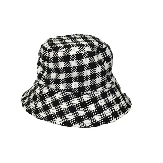 houndstooth reversible hat