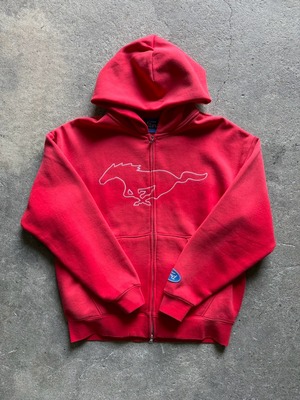 FORD ZIP HOODIE (red)