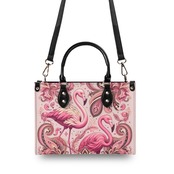 New Version-Luxury Women PU Leather Handbag Paisley 4481