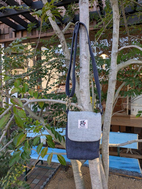 【日本製】デニムショルダーバッグ（子供用）