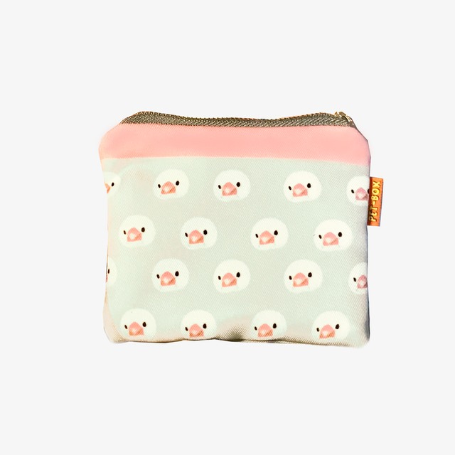 ひな白文鳥 ポーチ M