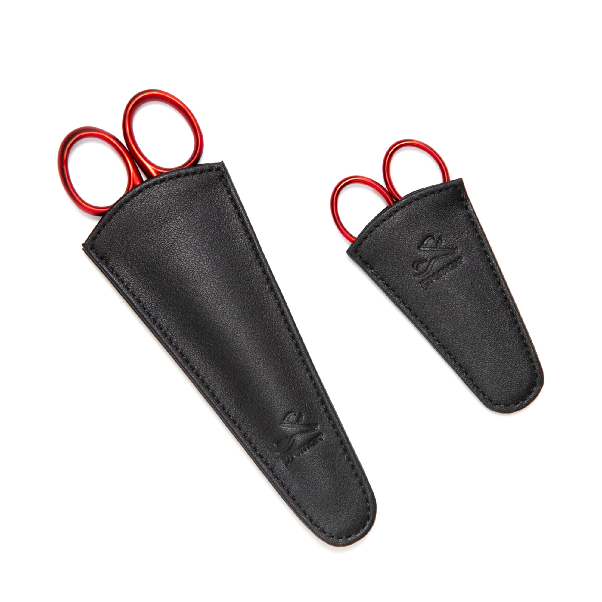 レザー 刺繍はさみケース｜ブラックS | Net store アンナとラパン