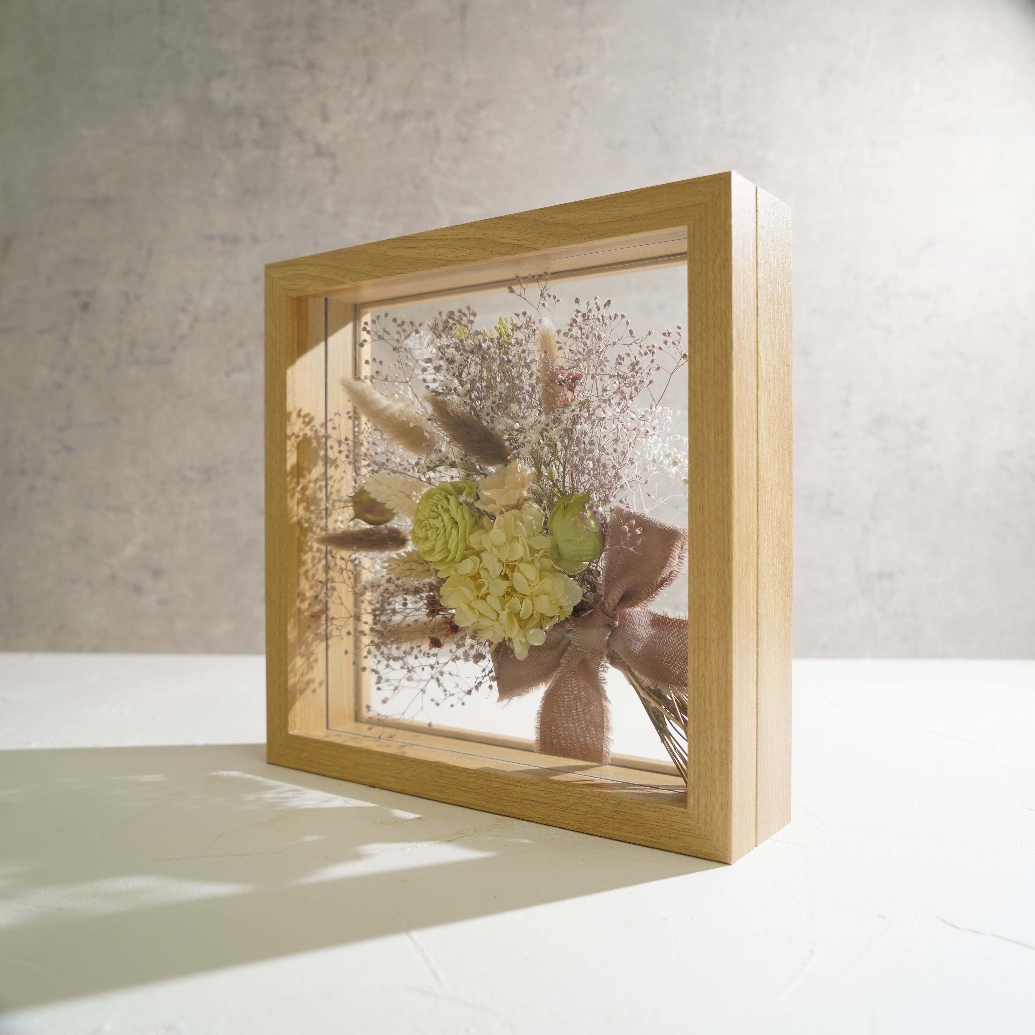 【ナチュラル】フレームフラワー Lサイズ 花束タイプ FL-63≪限定1点≫