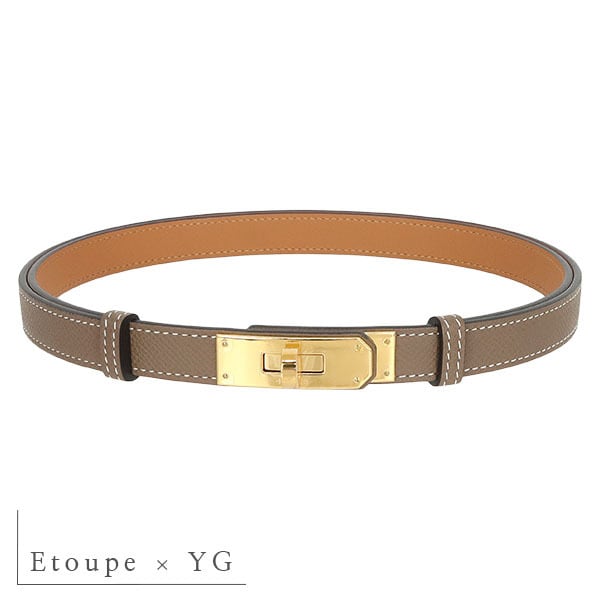 ⭐HERMES⭐ エルメス ケリー18 ベルト ゴールド ヴォーエプソン New HERMES エルメス ベルト ケリー 18 ケリーベルト ヴォーエプソン 9