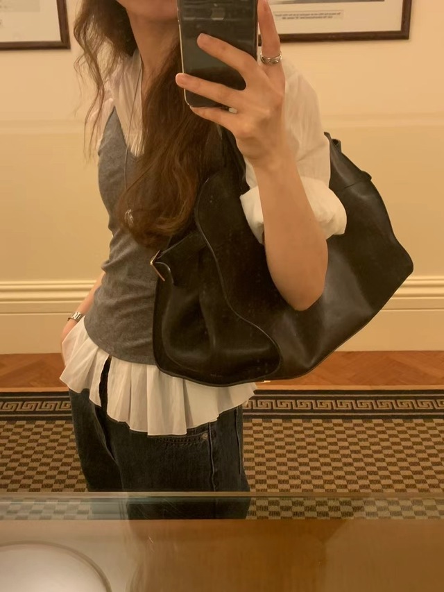 (予約) ounce / Flee shirring blouse