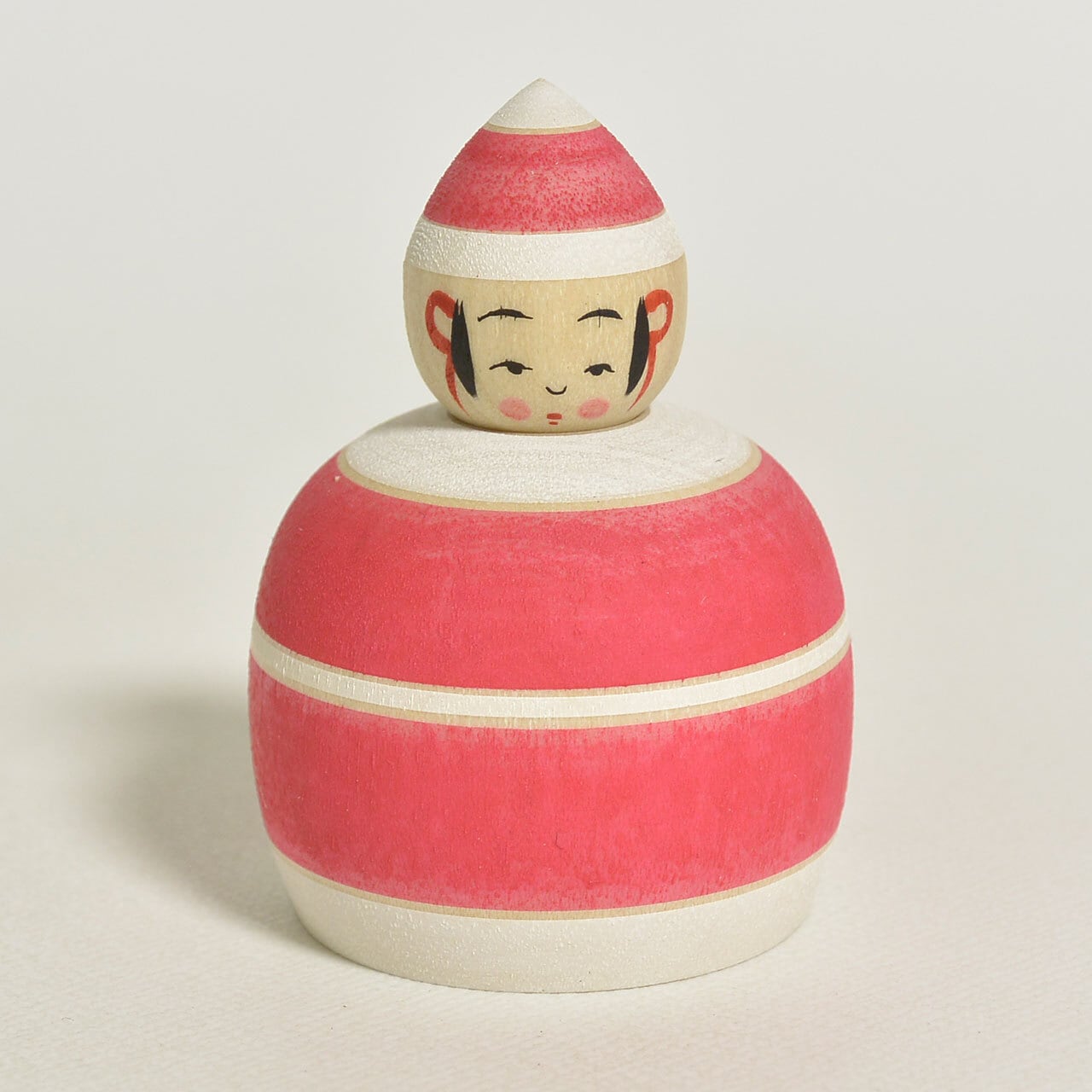 クリスマスえじこちゃんこけし 約1.5寸 約4.5cm 鈴木明 工人（作並系