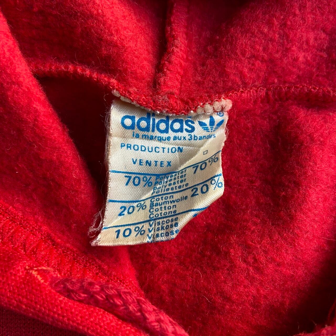 70年代 フランス製 VENTEX社製 adidas アディダス フロッキープリント