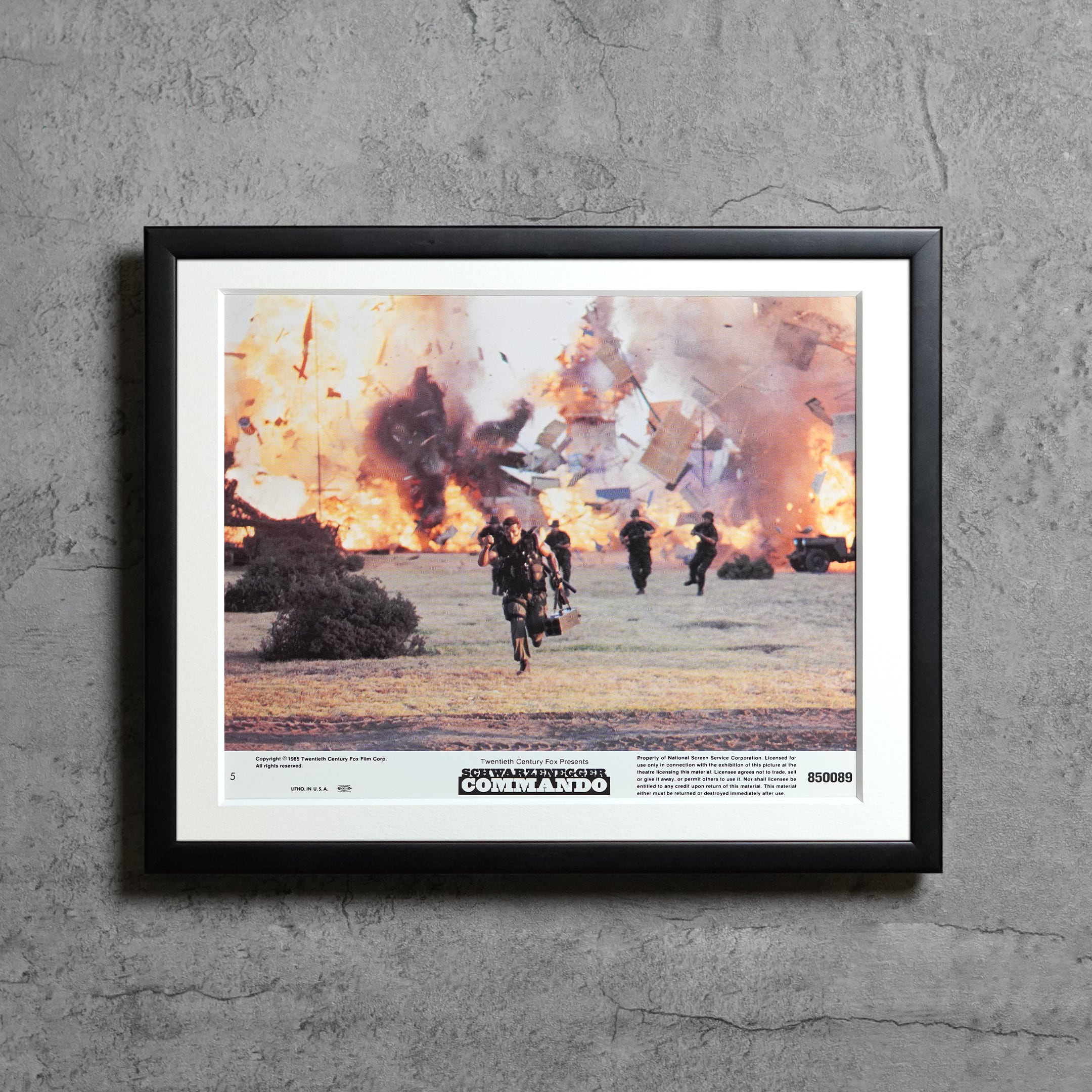 1985 / Commando / US lobby card / 321x260 mm【】