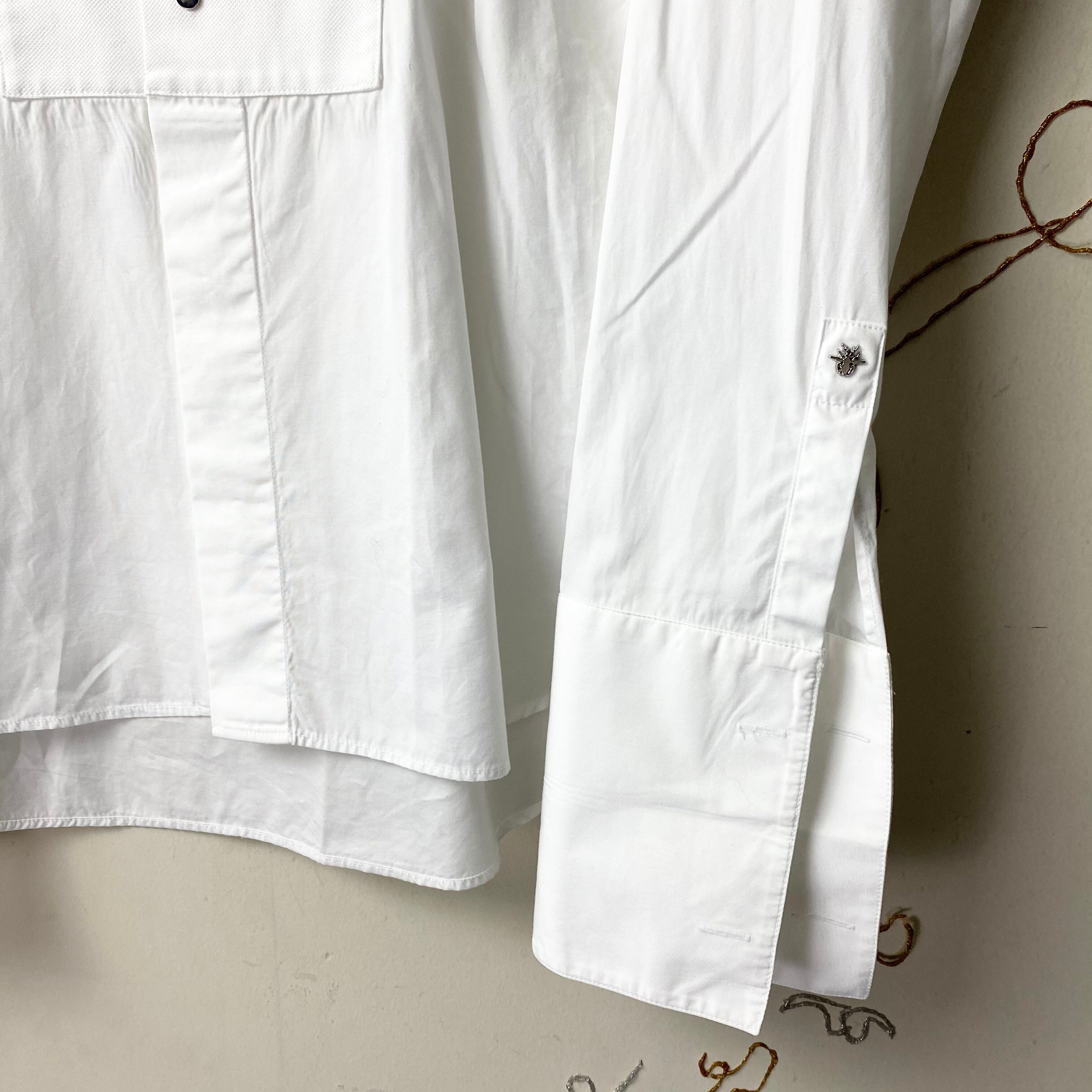 DIOR HOMME wing collar white shirt (2) | NOIR ONLINE