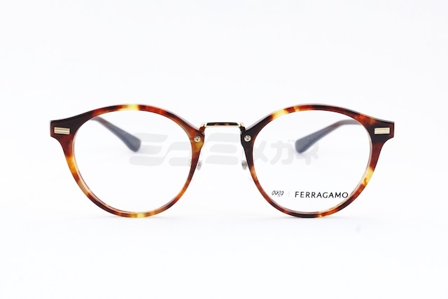 999.9×Ferragamo メガネ SF9019 240 コラボモデル アジアンフィット ボストン 眼鏡 オシャレ コンビネーション ブランド フォーナインズ フェラガモ 鯖江 日本製 正規品-2枚目