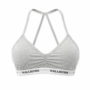 ロゴコットンブラ　グレー