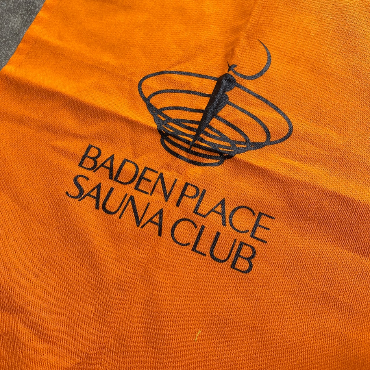 BADEN PLACE×RSB SAUNA CLUB TOTE BAG ORANGE