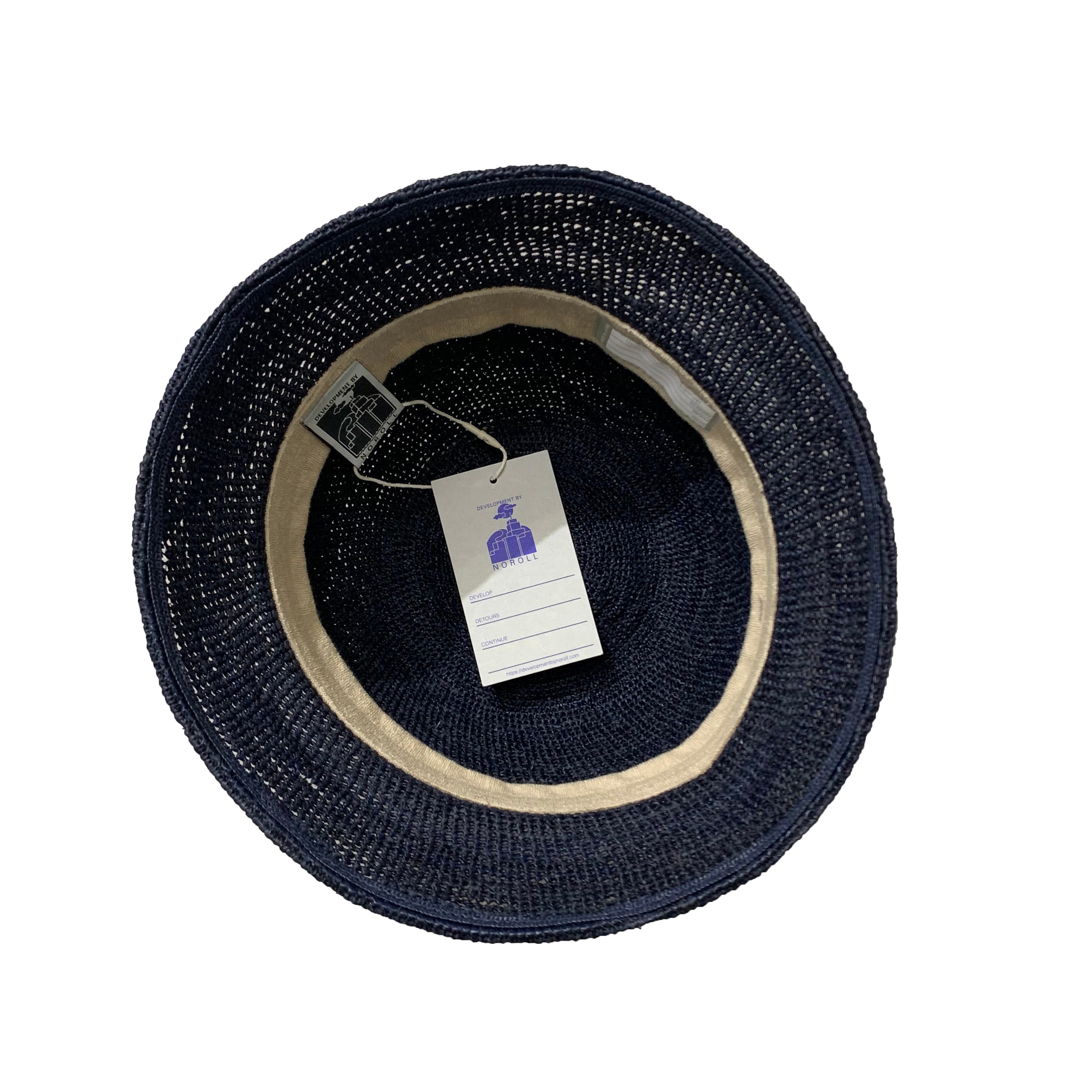 NOROLL / DETOURS RAFFIA HAT -NAVY- | THE NEWAGE CLUB
